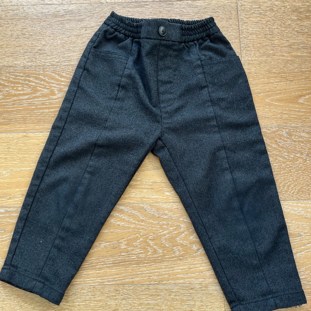 Zara Kids Charcoal Formal Trousers
